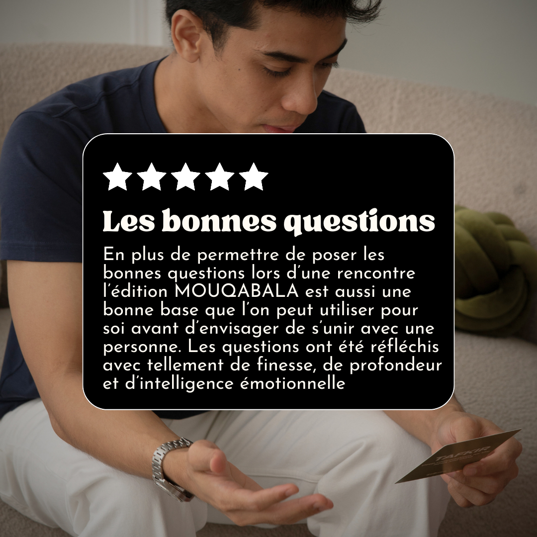 Cartes Qadar : Edition Mouqabala (pré-mariage)