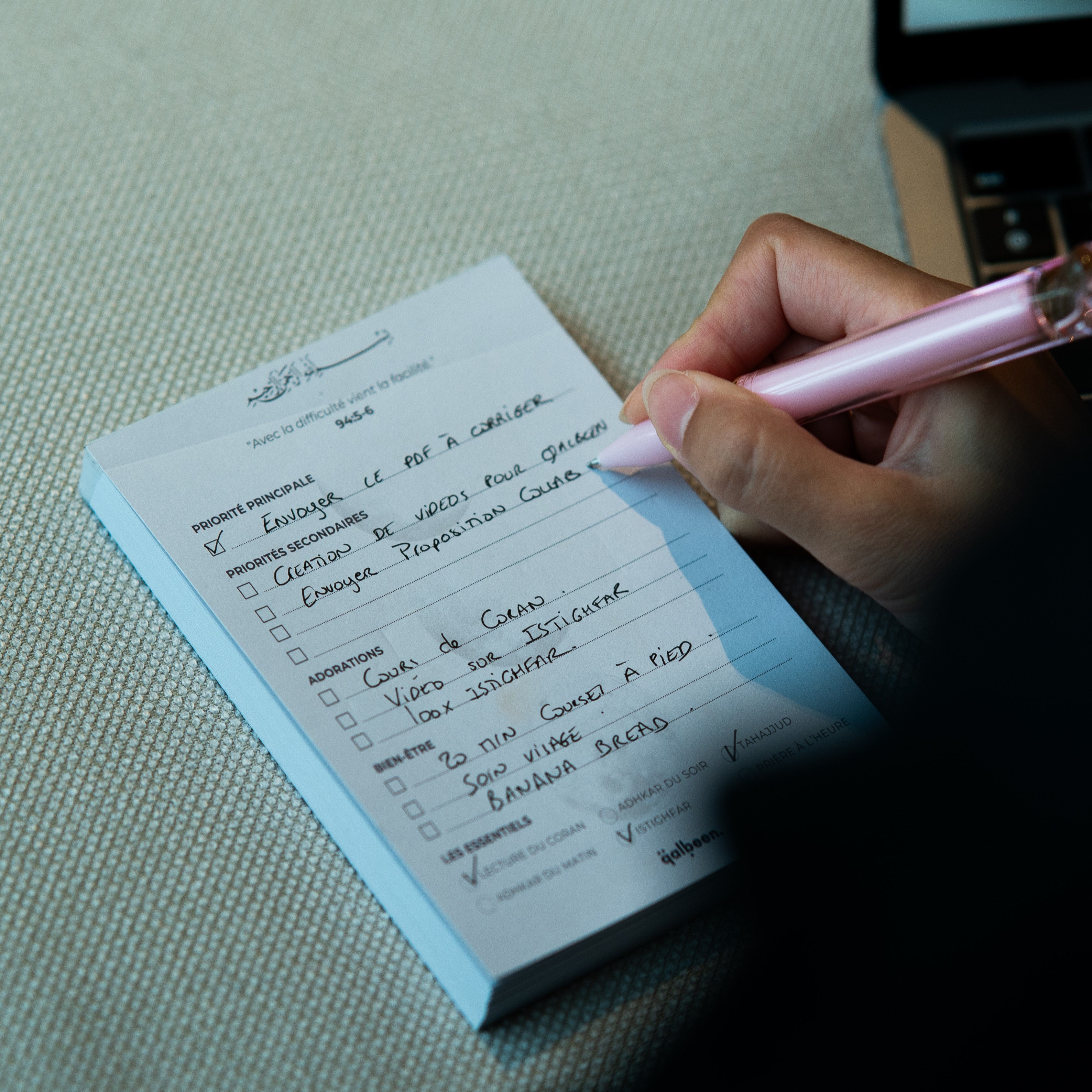 Yawmi Planner - Bloc-note