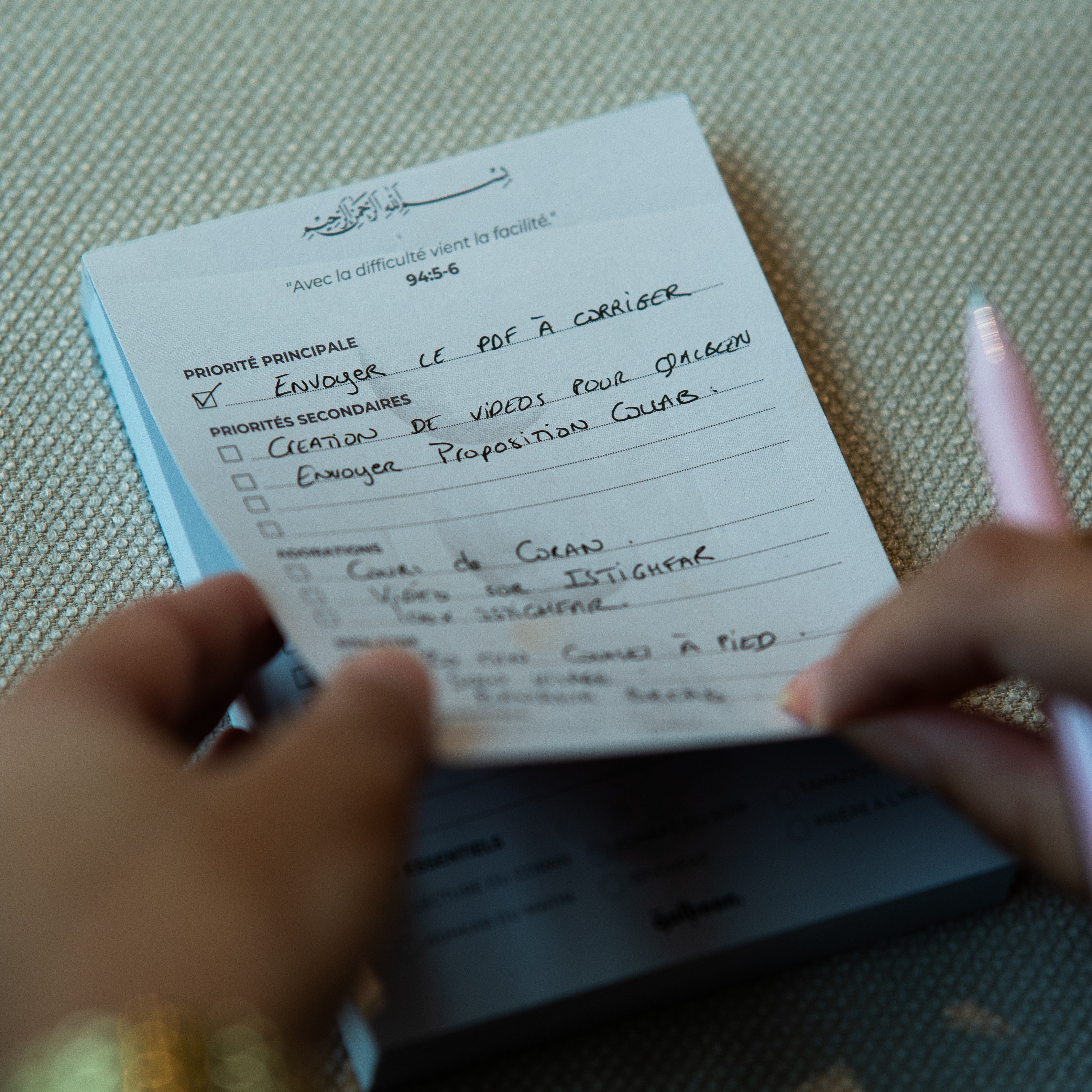Yawmi Planner - Bloc-note