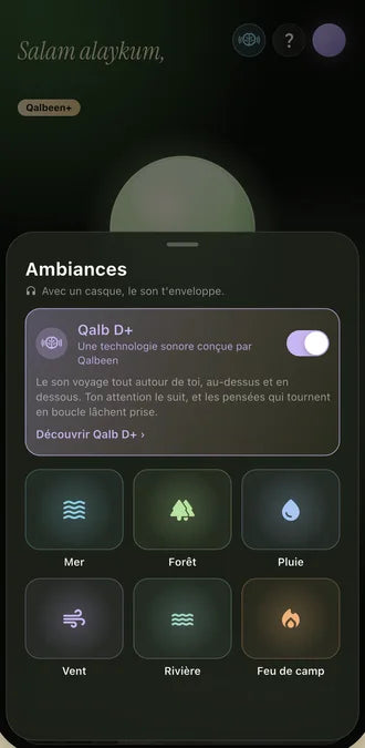 Des ambiances sonores