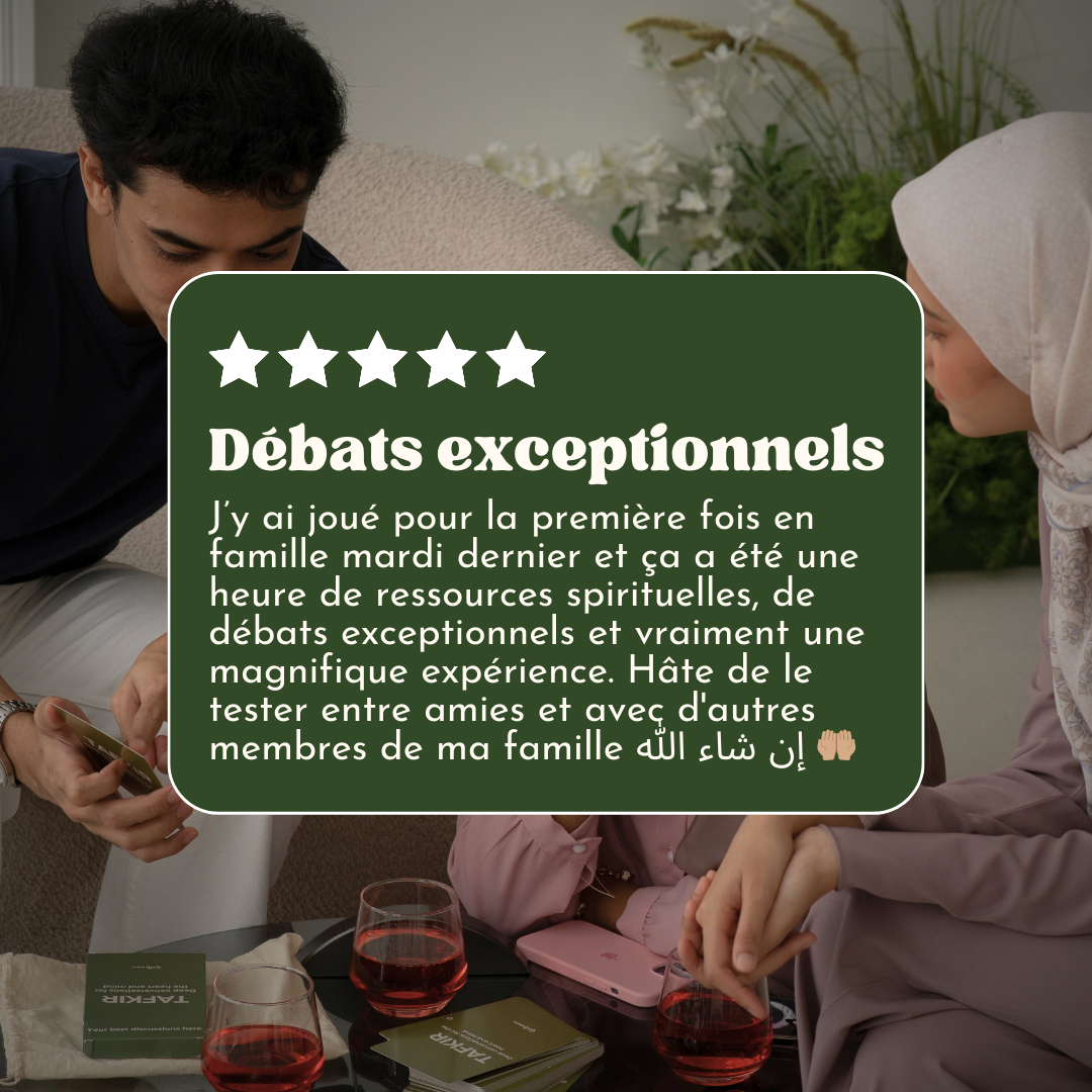 Cartes Tafkir : Illumines tes discussions