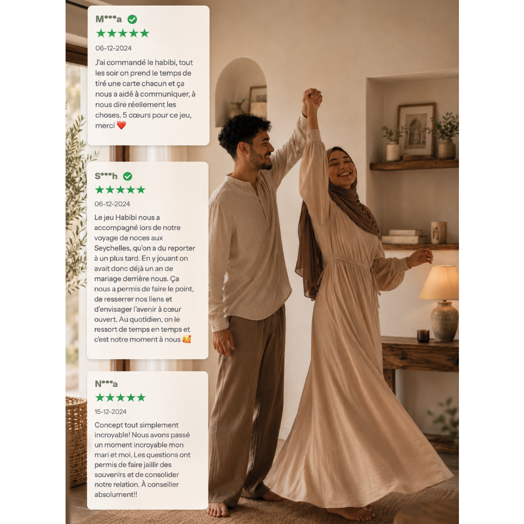 Cartes HABIBI (Edition : Couple Marié)