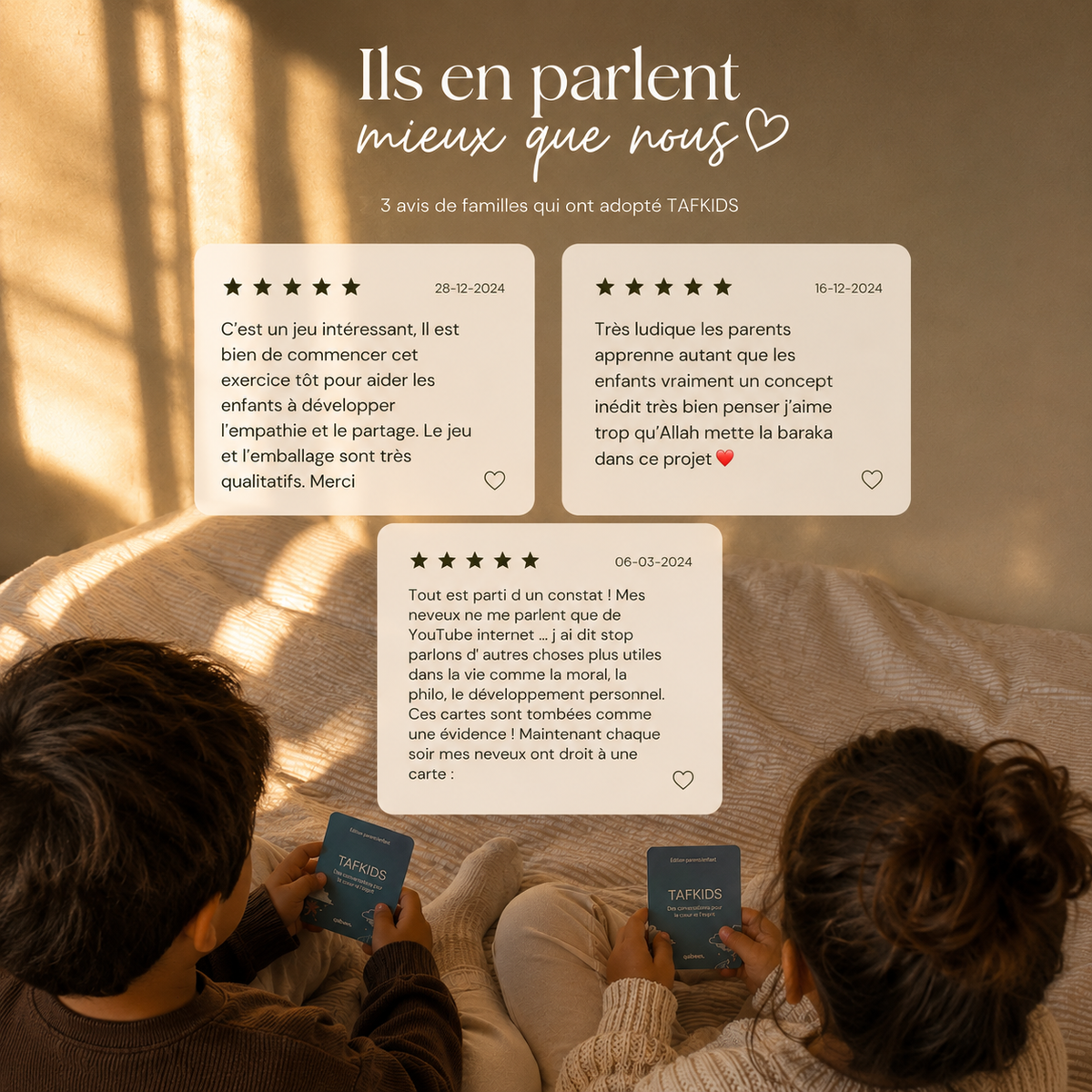 Cartes TAFKIDS (Edition : Enfants / Parents)