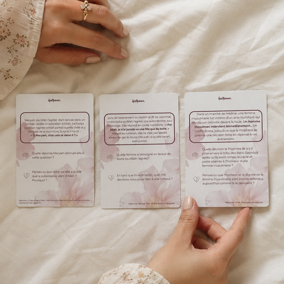 Cartes NISSA (Edition : Quiz des plus grandes femmes de l'Islam)