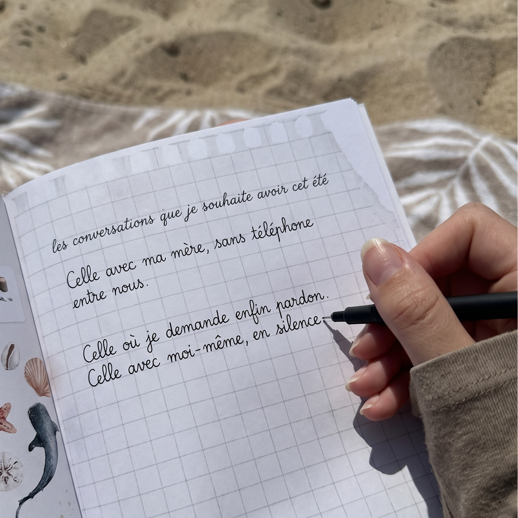 Carnet - Les traces de l'été