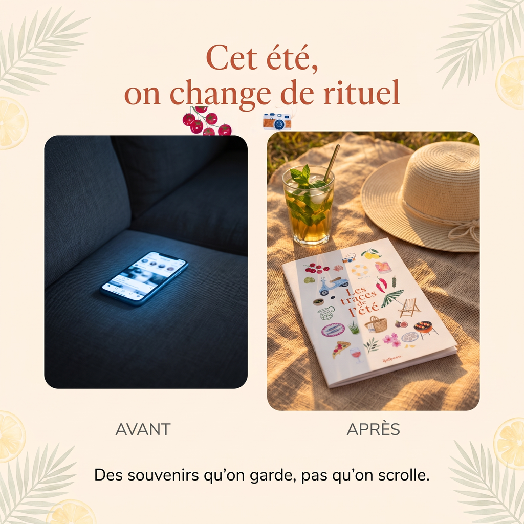 Carnet - Les traces de l'été